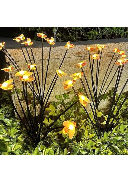 Güneş Enerjili Ateşböceği Işıkları Çim Lambası Su Geçirmez Dış Mekan Yolu Işık Peyzaj Dekoratif Ateşböceği Bahçe Işıkları Gece Işıkları fiyatları