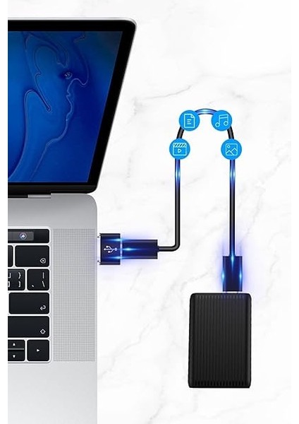ADS-613 USB 3.1 To Type-C 10 Gbps Gen2 Yüksek Hızlı Data Şarj Çevirici Dönüştürücü Adaptör Siyah modelleri