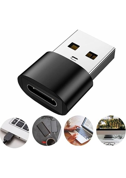 ADS-613 USB 3.1 To Type-C 10 Gbps Gen2 Yüksek Hızlı Data Şarj Çevirici Dönüştürücü Adaptör Siyah indirimleri