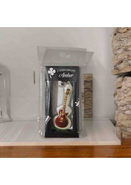 Gitar Yeşil Anahtarlık
