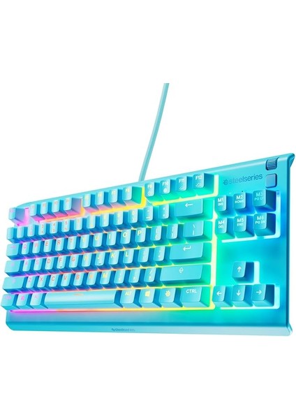 Apex 3 Tkl Rgb Suya ve Toza Dayanıklı Türkçe Gaming Klavye – Mavi