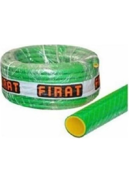 New Garden 1/2 Örgülü Hortum Bahçe Sulama Hortumu 25 mt