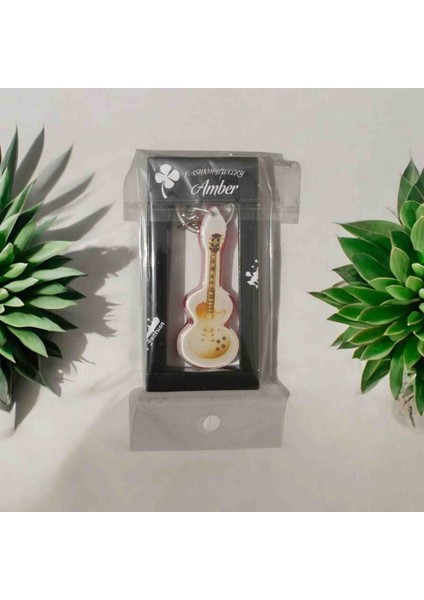 Gitar Kırmızı Anahtarlık