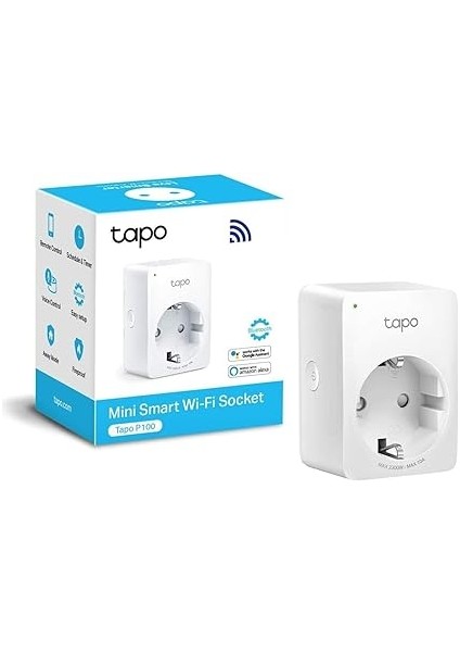 Tapo P100, Akıllı Mini Wi-Fi Soketi, Amazon Alexa ve Google Home ile Çalışır, Uzaktan Kontrol, Cihaz Paylaşımı, Hub Gerekmez, 1-Pack fiyatları