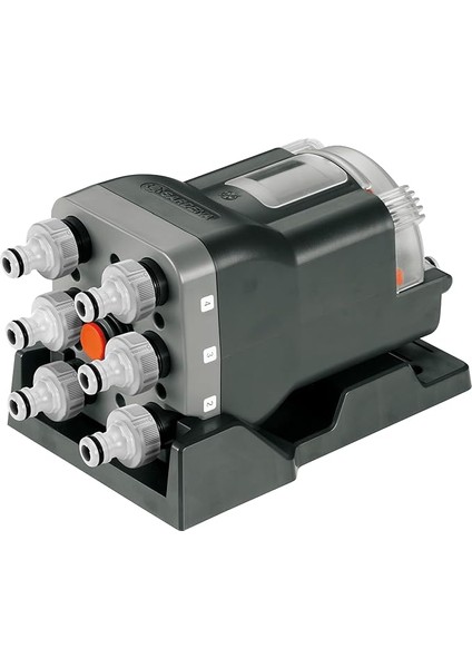 Otomatik Su Dağıtıcı: 6 Yollu Dağıtıcı, Kolay Kullanım, Yer Tasarrufu Sağlar, Esnek Kullanılabilir, Düşük Su Basıncı Için De Ideal, Dişli 3/4 Inç Dış Dişli (1197-20) Siyah