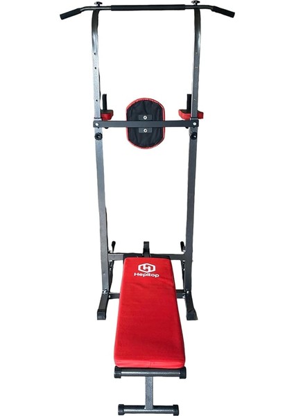 Barfiks Istasyonu, Mekik Sehpası, Güç Kulesi, Ayarlanabilir Yükseklik, El Tutamakları, Bacak Uzatmaları Dips modelleri