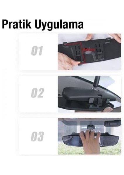 Mobile 30X9 cm Ultra Geniş Araç Içi Geniş Açılı Araç Dikiz Aynası, Kavisli, Genişletilmiş Açılı Ayna indirimleri