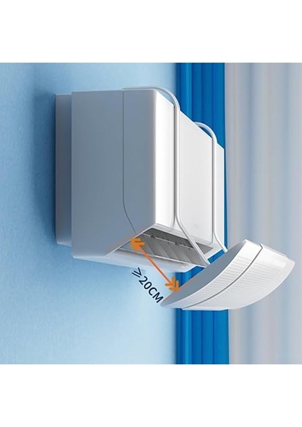 Split Klima Üniversal Ayarlanabilir Hava Yönlendirici Klima Çarpması Önleyici Hava Kalkanı modelleri