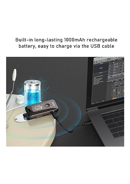 Plug Mp-2 Elektro Gitar ve Bas Amplifikatör Modelleme Amplug Bt'li, 13 Amp Model, 20 Darbe Tepkisi, 19 Efekt, Akustik Simülasyon fırsatları