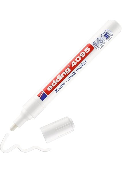 4095 Tebeşir Kalemi - Beyaz - 1 Tebeşir Kalemi - Yuvarlak Uçlu 2-3 mm