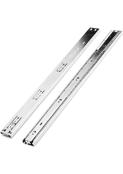 Galvanizli Teleskopik Çekmece Rayı 35X350