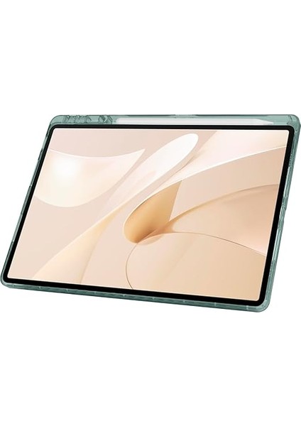 Huawei Matepad 12X Kılıf Silikon Standlı Kalem Bölmeli Kılıf Koyu Yeşil fırsatları
