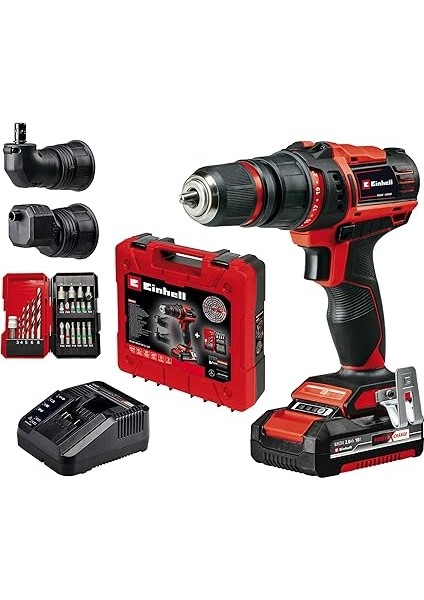 Akülü Vidalama Te-Cd 18/45 3x-Li+22 Power X-Change (18 V, 45 Nm, Açılı Adaptör, Eksantrik Adaptör, 22 Parça Uç Seti, 2,0 Ah Akü, Şarj Cihazı + E-Box) - 4513990 modelleri