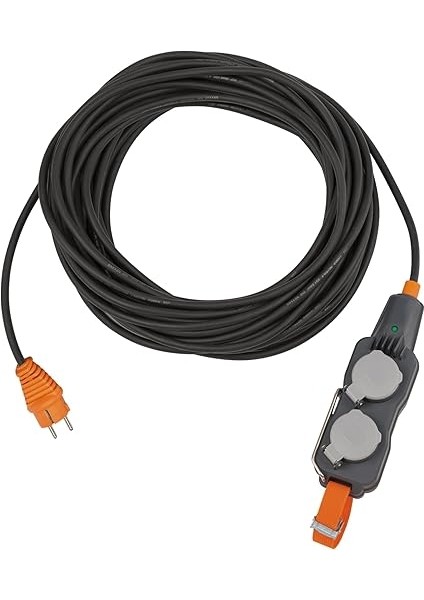 9162100160 Professionalline Güç Bloku Uzatma Kablosu/dağıtıcı Prizli 4 Bölmeli, 10 M Siyah Kablo, IP54, Prizler 45° Düzenlenebilir fiyatları