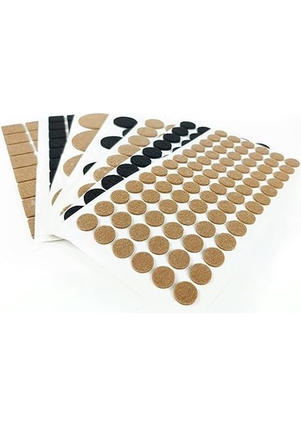 Parça Sandalye ve Koltuk Ayağı Için Yapışkanlı Keçe | Kolay Kaydırma | Parke Zeminler Için Çizilmeyi ve Gürültüyü Önler | Kapı ve Çekmece Için Sessiz Kapanma fiyatları