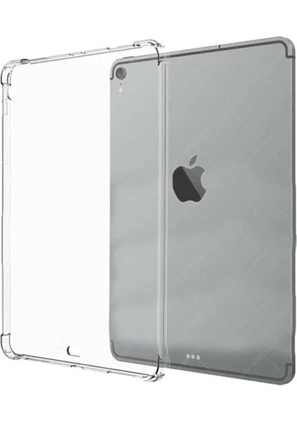 iPad Air 5. Nesil 10.9 Anti Shock Silikon Kılıf -Şeffaf