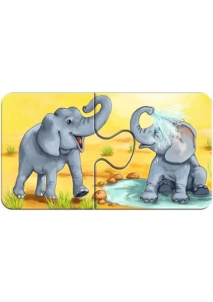 Puzzle 9x2 Hayvanlar My First Puzzles Renkli 1+ fırsatları