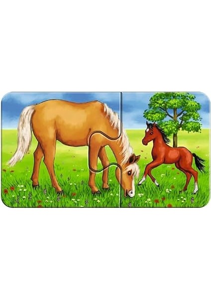 Puzzle 9x2 Hayvanlar My First Puzzles Renkli 1+ indirimleri