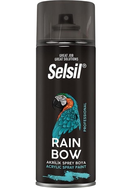 Rainbow 400 ml Sprey Boya Siyah Mat