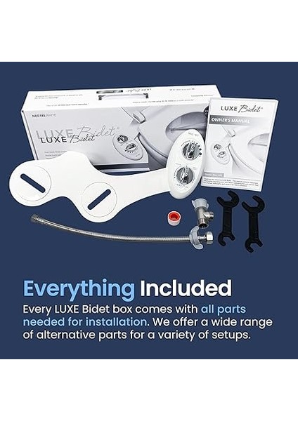 Bidet Neo 185 Bidet Kendi Kendini Temizleyen Çift Başlıklı Manuel Tuvalet Aparatı, Beyaz fiyatları