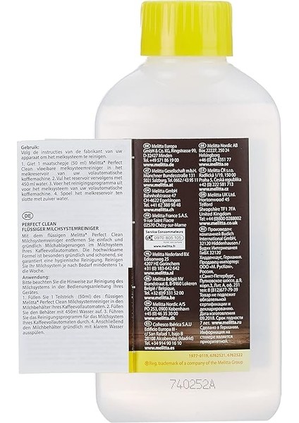 Perfect Clean Milchsystem Kahve Makinesi Temizleyici, 250 ml modelleri