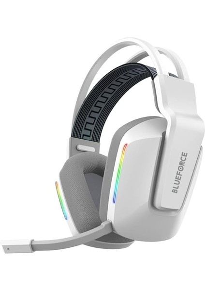 Battle Rgb 7.1 USB Gaming Mikrofonlu Oyuncu Kulaklığı Beyaz