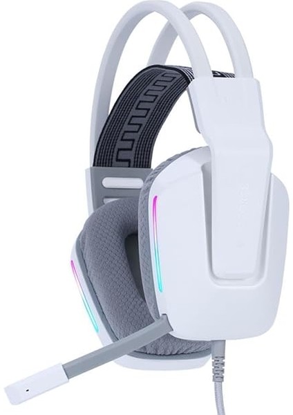 Battle Rgb 7.1 USB Gaming Mikrofonlu Oyuncu Kulaklığı Beyaz modelleri