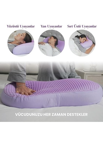 Pillow Terletmez Serinletici Özellikli Visco Ortopedik Yastık fırsatları