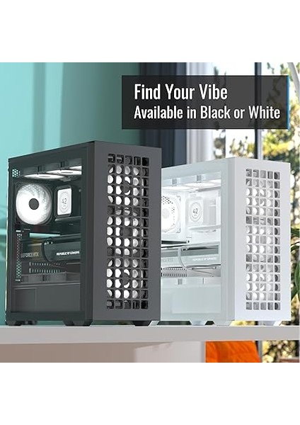 D502A Orta Kule Kılıfı, Mesh Ön Panel, 360MM Radyatör Desteği, 11 Fan Yuvası, 400MM Gpu, Atx/m-Atx/mini-Itx, Manyetik Toz Filtreleri, Spcc Çelik Konstrüksiyon, Moda Pc Yapısı, Siyah indirimleri