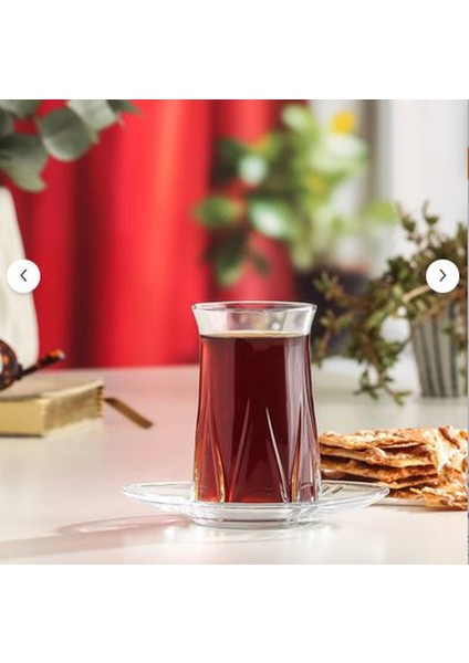 La V 12 Parça Zoe Çay Seti 170 cc 6 Kişilik