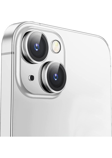 Apple iPhone 14 Gerçek Cam Safir Lens Koruma Gümüş fiyatları