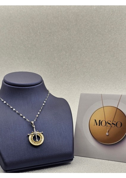 Kutup Yıldızı Model Gold Renk Çelik Kolye modelleri