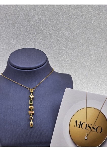 7 Element Gold Renk Çelik Kolye fırsatları