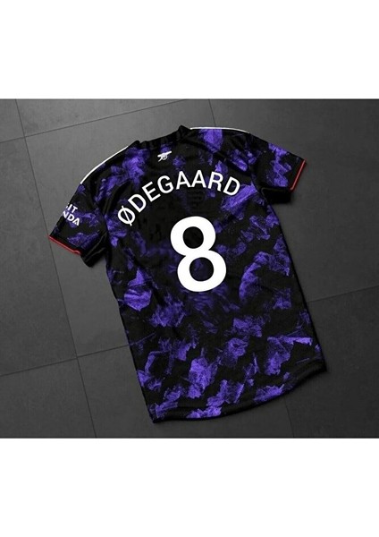 A.r.s.e.n.a.l 2023/24 Yeni Sezon Ødegaard Özel Konsept Forması (Mor) fiyatları