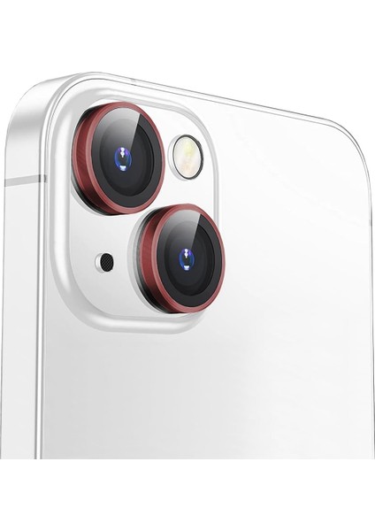 Apple iPhone 15 Plus Gerçek Cam Safir Lens Koruma Kırmızı fiyatları