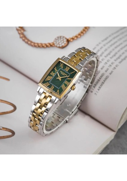 LC07940.270 Kadın Kol Saati – Gold&silver – 22 mm – Yeşil Dikdörtgen Kadran fiyatları