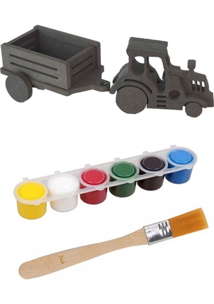 Ahşap Traktör ve Römork Seti, Eğlenceli ve Doğal Oyun Arkadaşınız