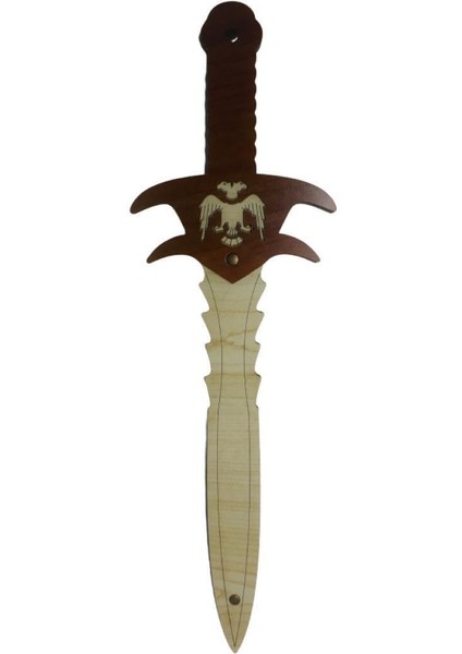 El Işlemeli Ahşap Çift Başlı Selçuklu Temalı Kalkan ve Kılıç Takımı modelleri