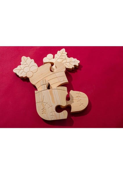 Ahşap Puzzle Hobi Boyama Yılbaşı ve Kış Temalı Serisi Hediye Çorabı indirimleri