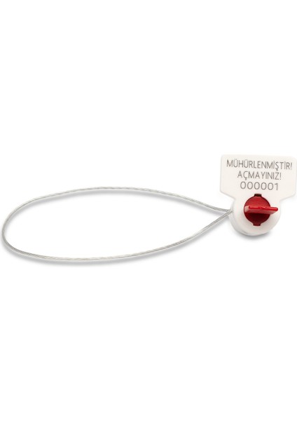 GP111 Çelik Telli Güvenlik Mührü / 100 Adet