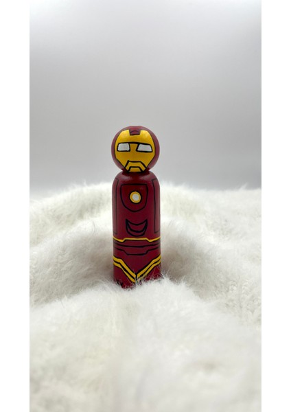 El Yapımı 11 cm Iron Man Ahşap Figür, Koleksiyon ve Dekor Için Ideal Seçenek