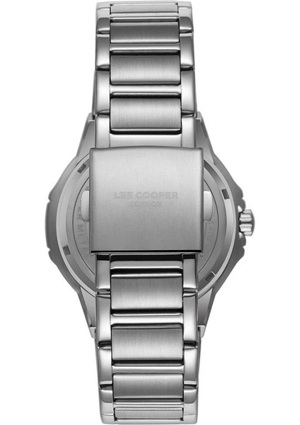 LC08016 Erkek Kol Saati – Gümüş Altın Detaylı – 43MM – Çelik Kordon indirimleri