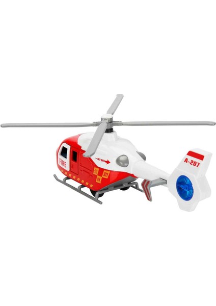 Maxx Wheels Sesli Işıklı Çek Bırak Die Cast Helikopter – Metal Gövde indirimleri