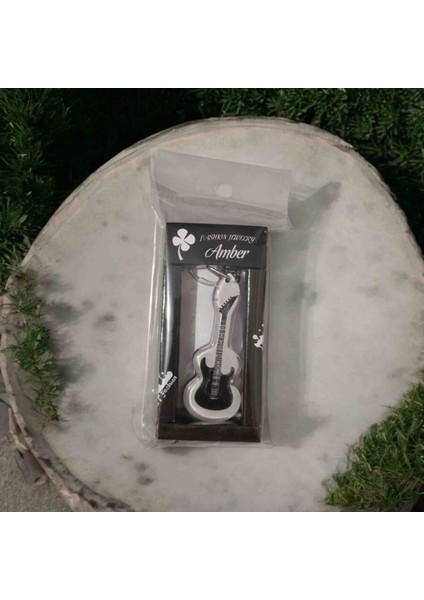 Gitar Mor Anahtarlık