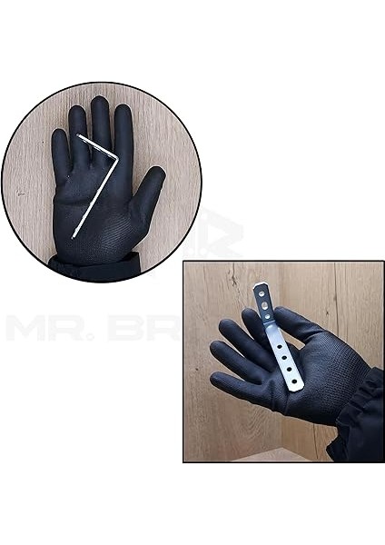 Deprem Güvenliği Dolap Sabitleme Aparatı Seti 16X52X100MM - Mobilya Gardırop Portmanto Eşya Duvara Sabitleyici L Demiri indirimleri