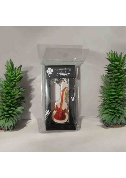Gitar Sarı Anahtarlık