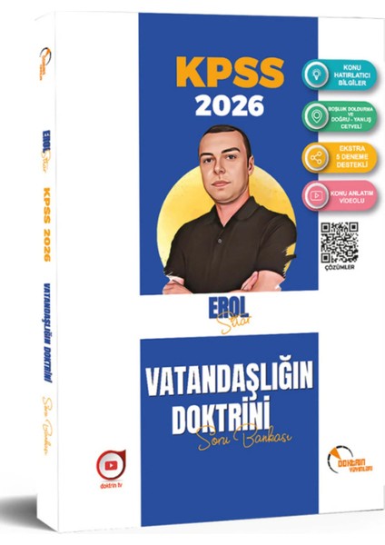 2026 Kpss Vatandaşlığın Doktrini Soru Bankası ve Vatandaşlık 21 Branş Deneme + Kpss Deneme Hediyeli fiyatları