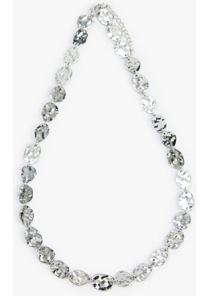 Dokulu Boncuklu Kolye