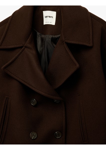 Cepli Kruvaze Uzun Kollu Düğmeli Kısa Kaşe Mont modelleri