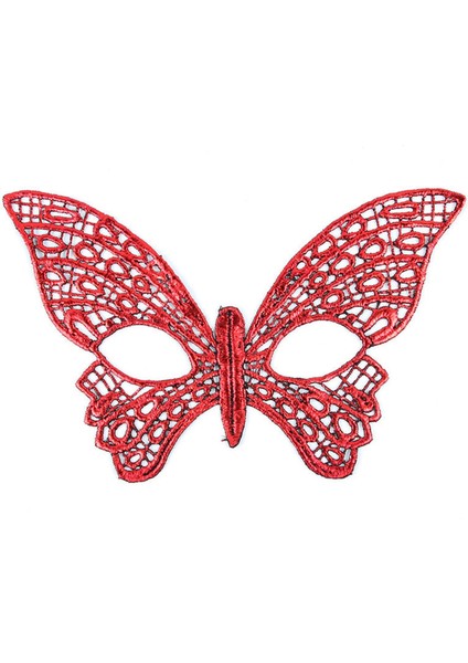 Kırmızı Dantel Masquerade Maskesi 7 No (5148)